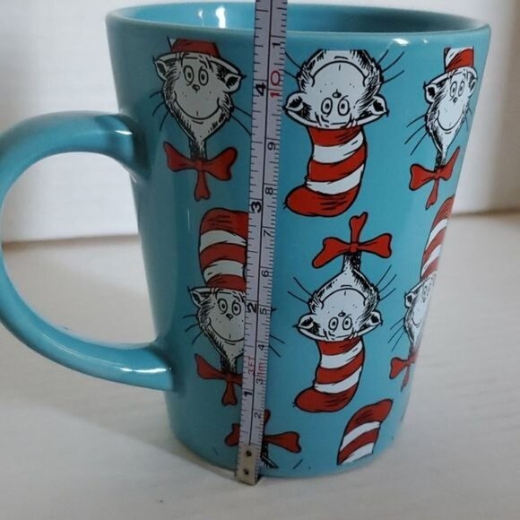 12 oz DR Seuss Cat in the Hat CERAMIC Cup Mug Coffee Tea Hot Cocoa Chocolate - Picture 9 of 11